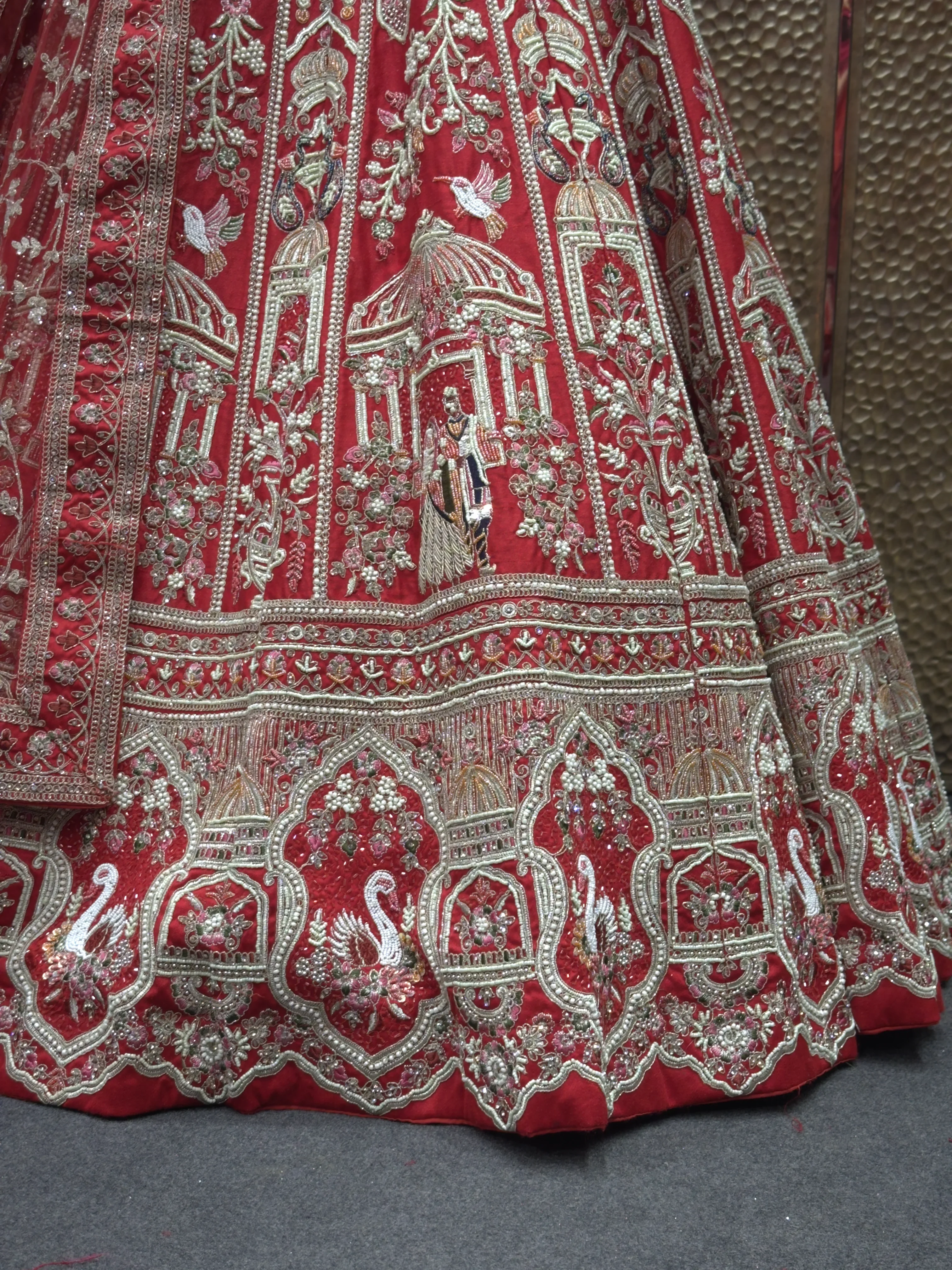 Trendy Bridal Lehenga Red
