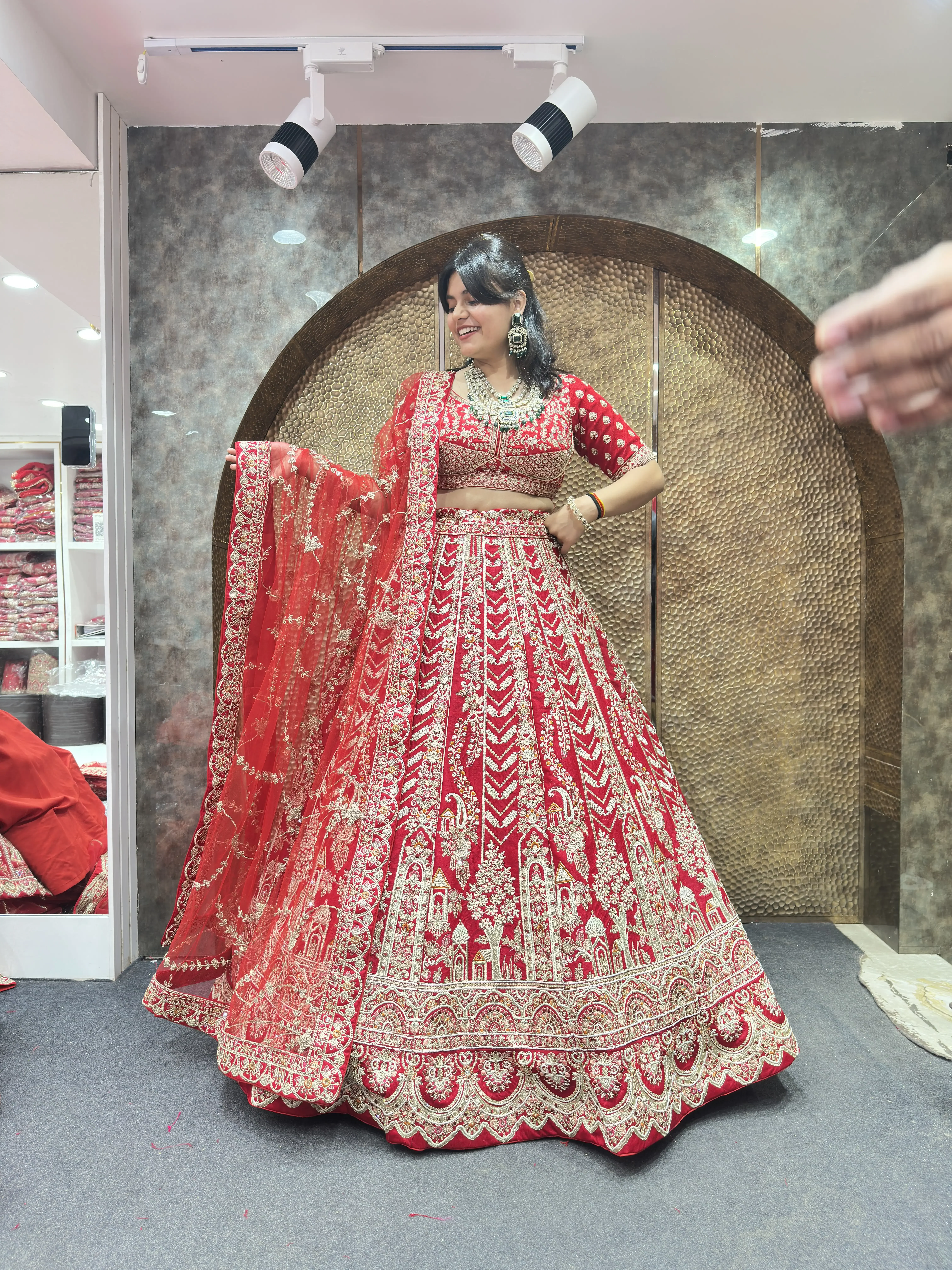 Latest Bridal Lehenga in Heavy Work