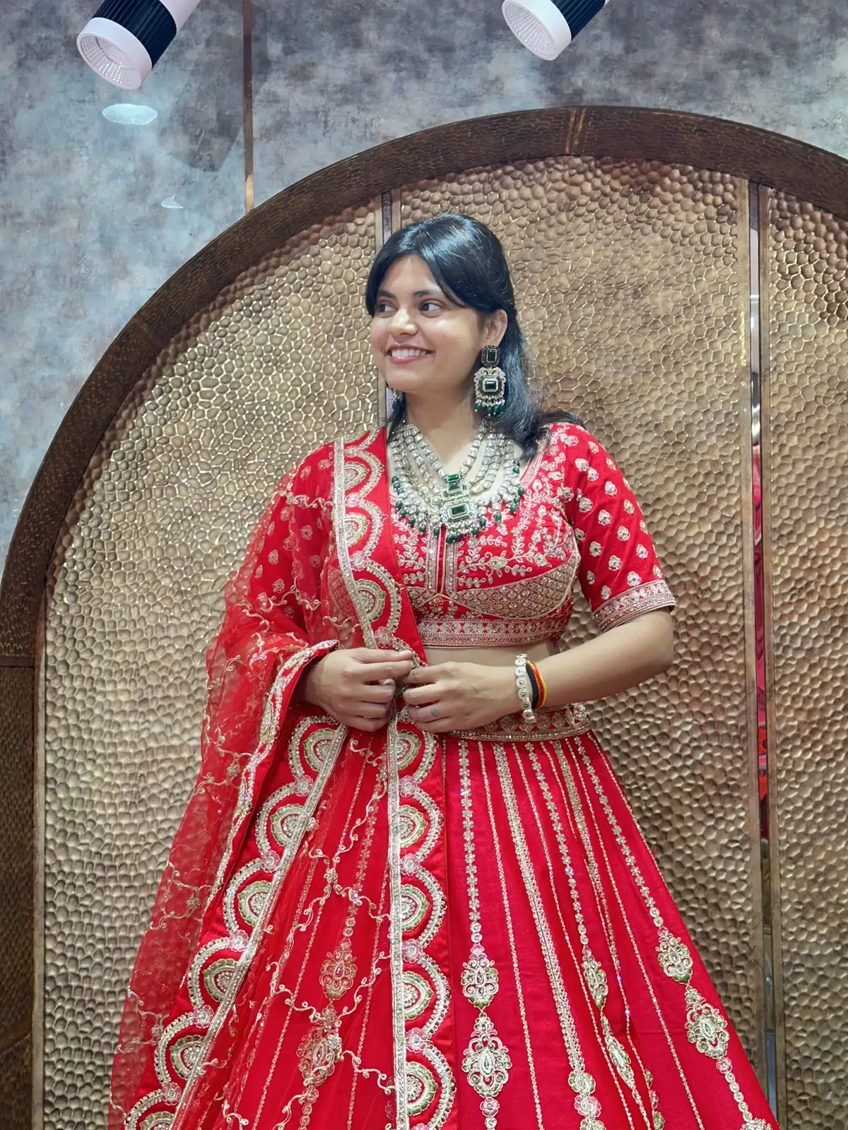 Latest Bridal Lehenga In Red
