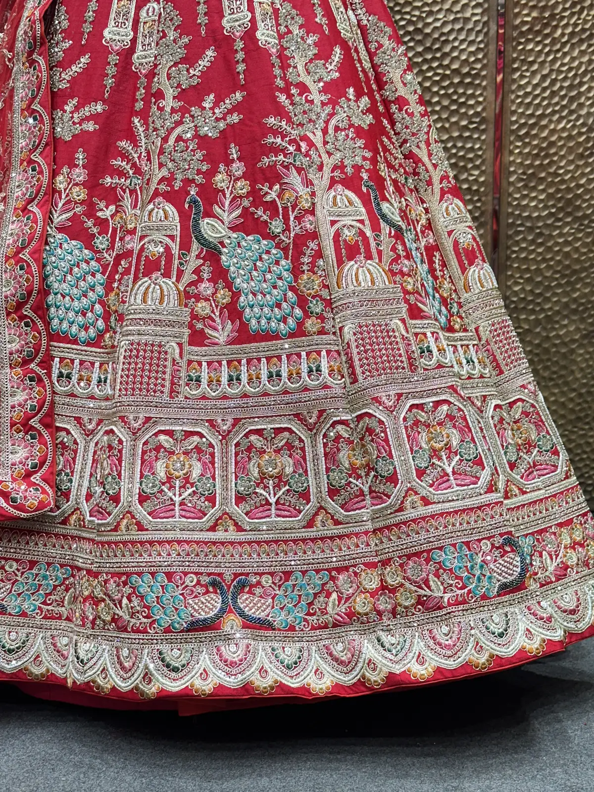 Panel Style Bridal Lehenga