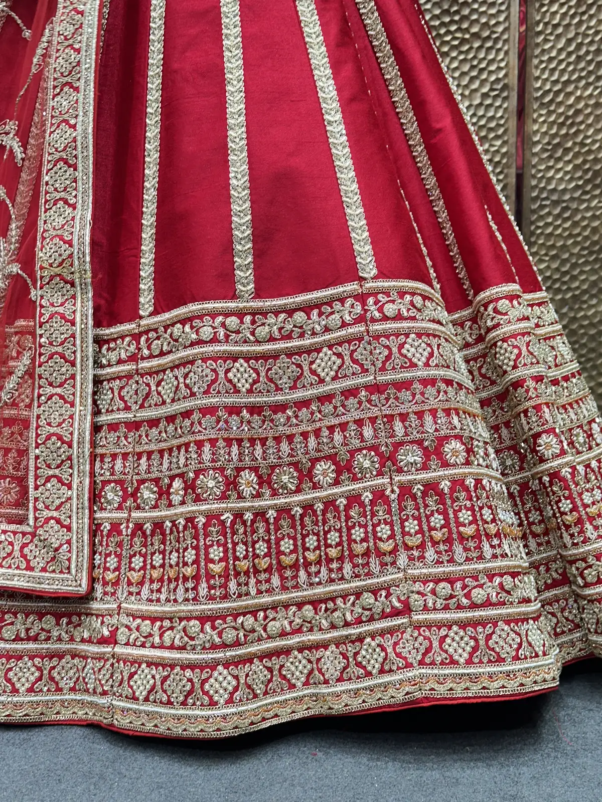 Latest Red Bridal Lehenga