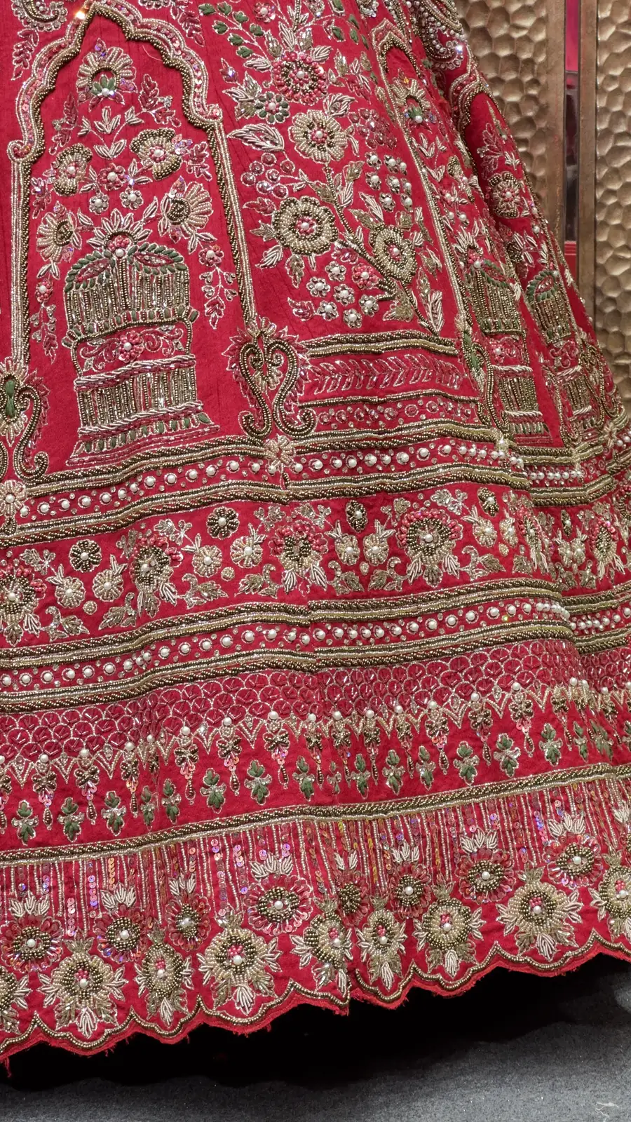 Handwork Red Premium Bridal Lehenga