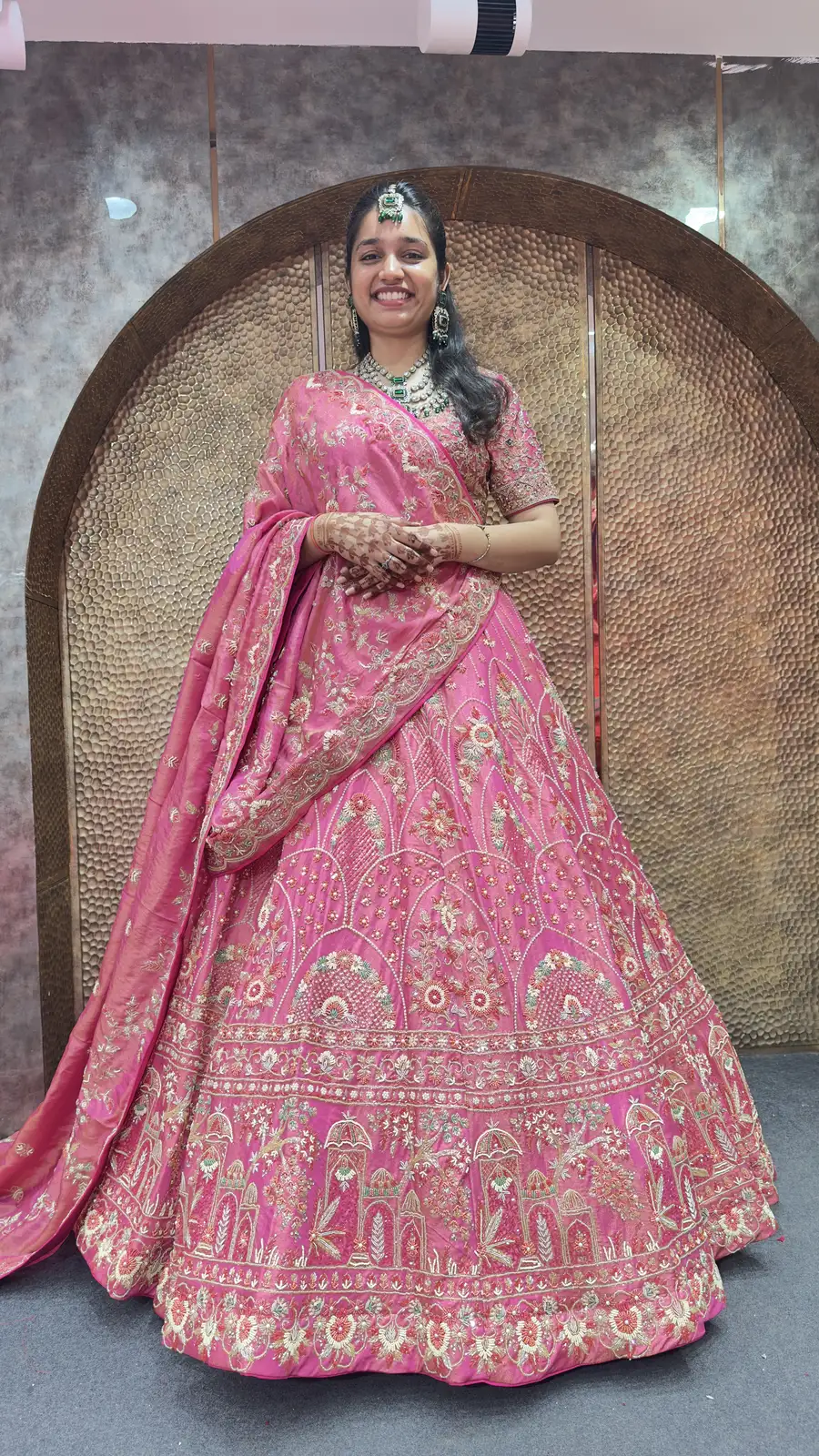 Latest Handwork Tissue  Bridal