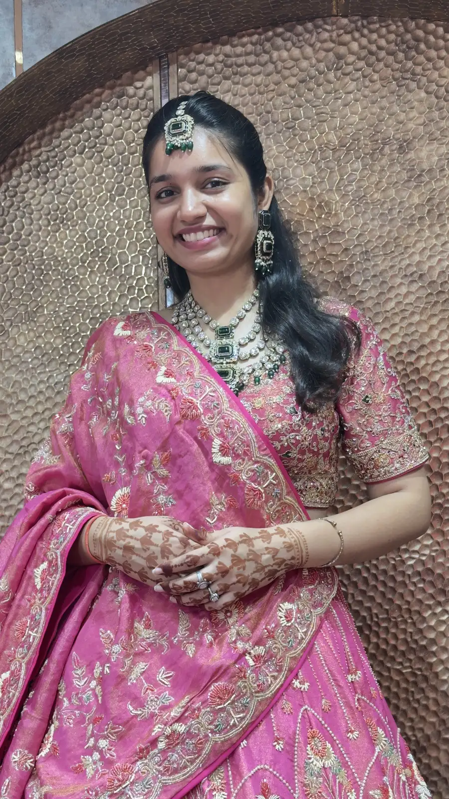 Latest Handwork Tissue  Bridal