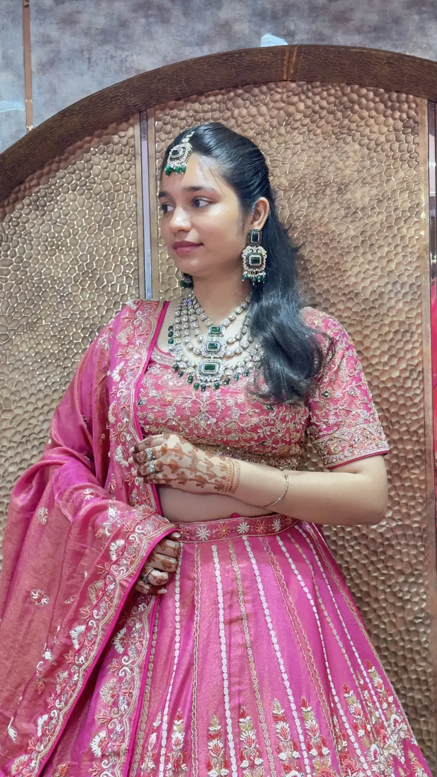 Latest Tissue Bridal Lehenga