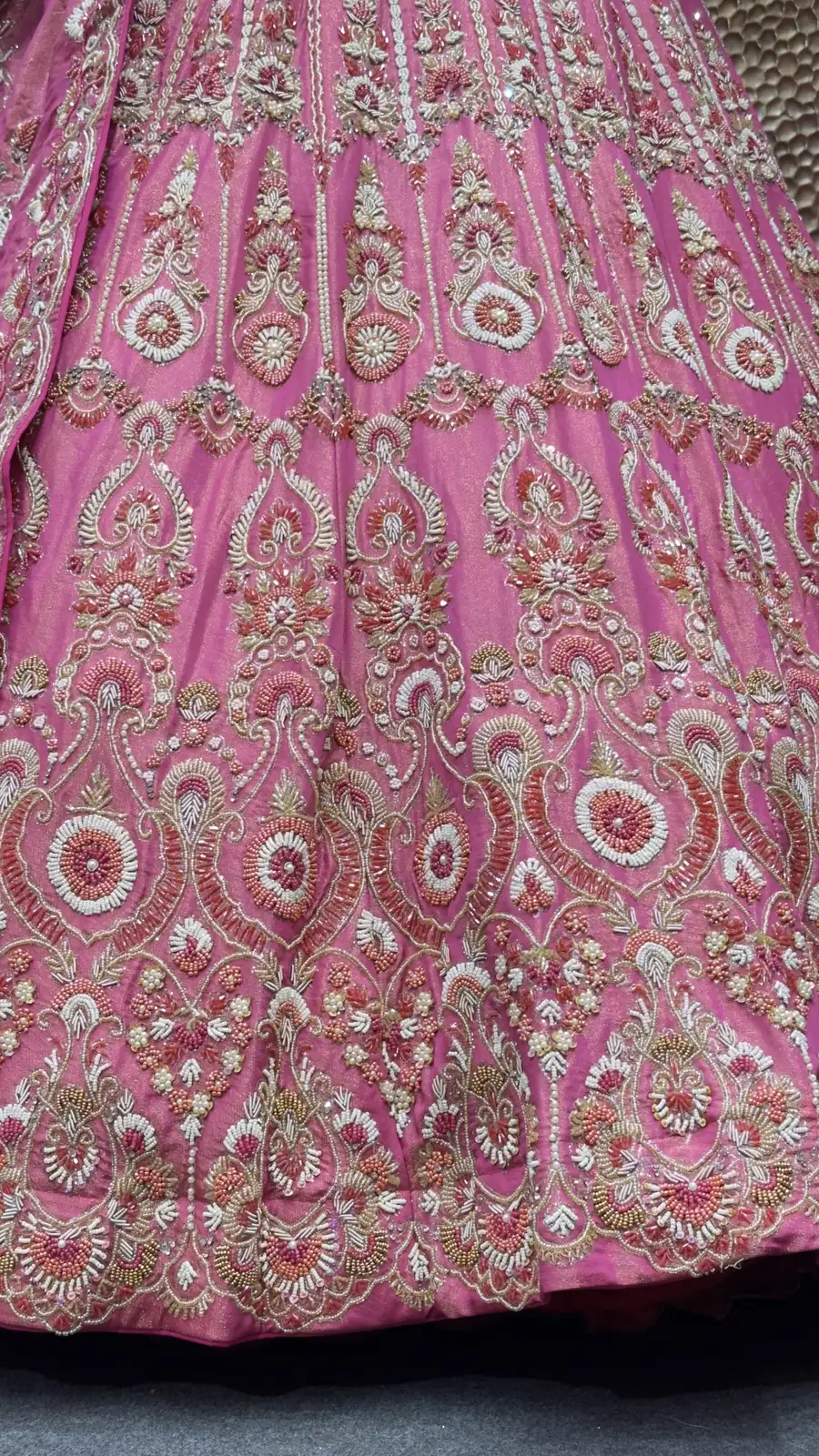 Latest Tissue Bridal Lehenga