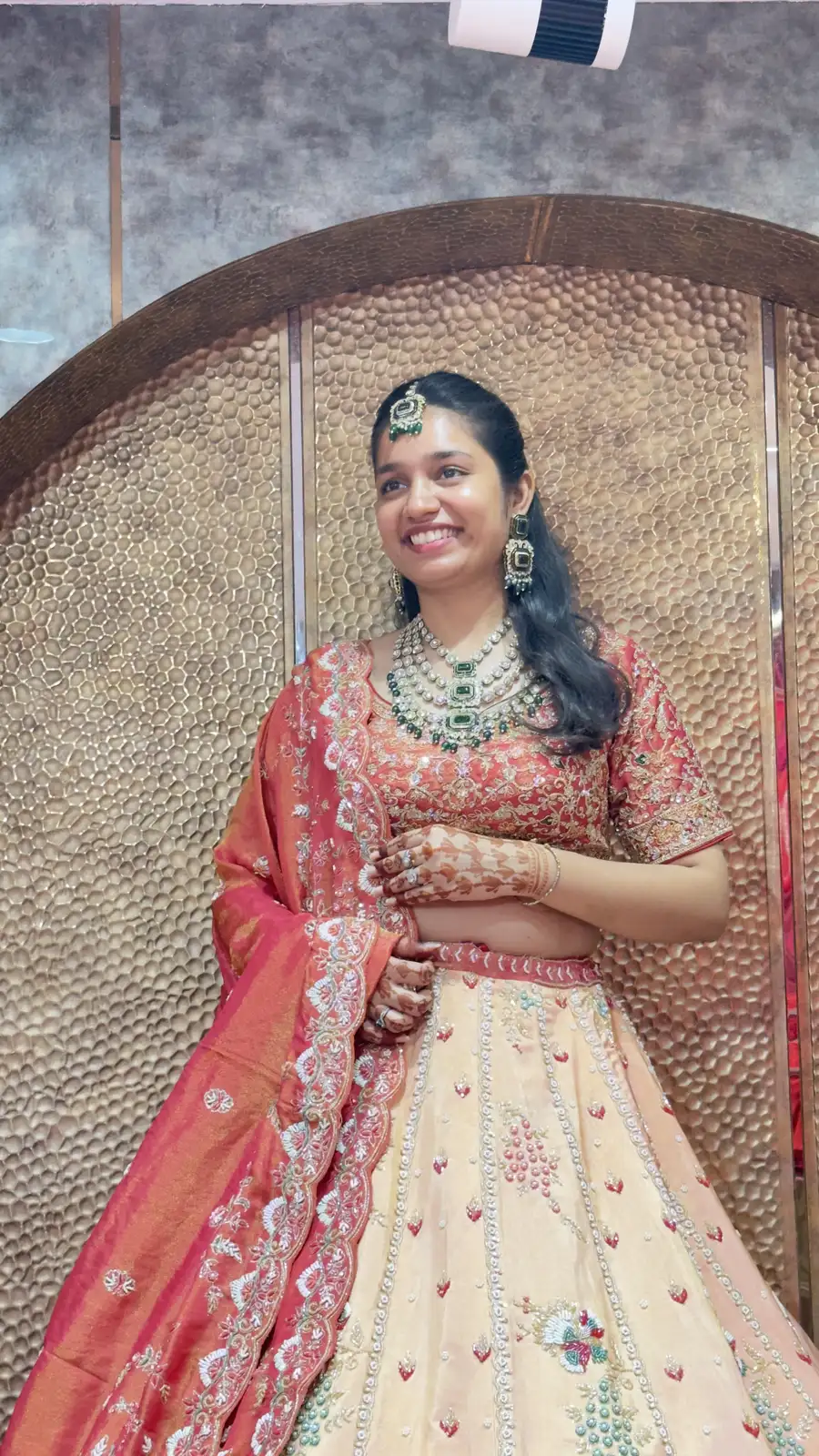 Latest Ombre Silk Bridal Lehenga